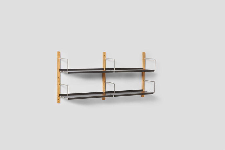 Croquet Shelving Wall - 2 Shelf / 2 Bay